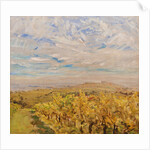Early Autumn in the Palatinate. Vineyards near Neukastel, 1927 by Max Slevogt