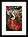 Madonna and Child crowned by two angels, 1490s by Master of Frankfurt