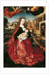 Madonna and Child crowned by two angels, 1490s by Master of Frankfurt