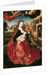 Madonna and Child crowned by two angels, 1490s by Master of Frankfurt