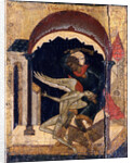 Saint Nicetas Vanquishing Satan (Detail), 16th century by Russian icon