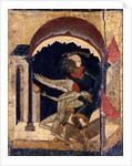 Saint Nicetas Vanquishing Satan (Detail), 16th century by Russian icon