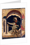Saint Nicetas Vanquishing Satan (Detail), 16th century by Russian icon