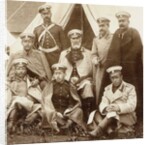 Nikolai Nikolaevich, prince Odoevsky-Maslov (in the middle) with the officers of the Life Guard Cava by Anonymous