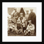 Nikolai Nikolaevich, prince Odoevsky-Maslov (in the middle) with the officers of the Life Guard Cava by Anonymous