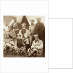 Nikolai Nikolaevich, prince Odoevsky-Maslov (in the middle) with the officers of the Life Guard Cava by Anonymous