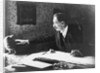 Louis Wain at his drawing board, 1890s by Anonymous
