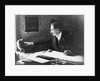 Louis Wain at his drawing board, 1890s by Anonymous