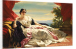 Portrait of Leonilla Ivanovna Baryatinskaya, Princess zu Sayn Wittgenstein, 1843 by Franz Xavier Winterhalter