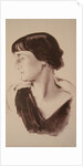 Portrait of the Poetess Anna Akhmatova, 1928 by Nikolai Andreyevich Tyrsa