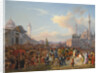 Sultan Mahmud II Leaving The Bayezid Mosque, Constantinople, 1837 by Auguste Mayer