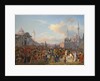 Sultan Mahmud II Leaving The Bayezid Mosque, Constantinople, 1837 by Auguste Mayer