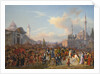 Sultan Mahmud II Leaving The Bayezid Mosque, Constantinople, 1837 by Auguste Mayer