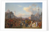 Sultan Mahmud II Leaving The Bayezid Mosque, Constantinople, 1837 by Auguste Mayer