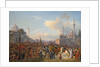 Sultan Mahmud II Leaving The Bayezid Mosque, Constantinople, 1837 by Auguste Mayer