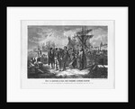 Peter I in Arkhangelsk between the Dutch and English merchants, 19th century by Anonymous