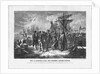 Peter I in Arkhangelsk between the Dutch and English merchants, 19th century by Anonymous