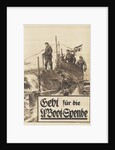 Give to the Submarine Donation. Poster, 1917 by Willy Stöwer