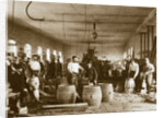 The manufacture of wooden beer barrels in Pilsen, 1880s by Anonymous