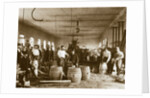 The manufacture of wooden beer barrels in Pilsen, 1880s by Anonymous