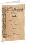 Goethes Faust I, the first volume of Reclams Universal Library, appeared on November 10, 1867, 1 by Anonymous master