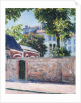 Houses in Argenteuil, 1883 by Gustave Caillebotte