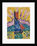 Sunset (LÉventail), c. 1905 by Paul Signac