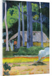Hut under Trees (Cabane sous les arbres), 1892 by Paul Eugéne Henri Gauguin