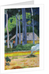 Hut under Trees (Cabane sous les arbres), 1892 by Paul Eugéne Henri Gauguin