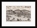 Pressburg (Bratislava). From: Civitates orbis terrarium), 1588 by Georg Braun