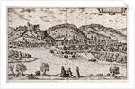 Pressburg (Bratislava). From: Civitates orbis terrarium), 1588 by Georg Braun