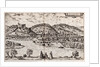 Pressburg (Bratislava). From: Civitates orbis terrarium), 1588 by Georg Braun