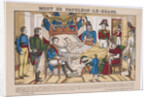 Napoleon Bonaparte on his deathbed, May 5, 1821, 1821-1822 by Vosges Imagerie d'Épinal