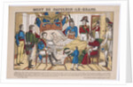 Napoleon Bonaparte on his deathbed, May 5, 1821, 1821-1822 by Vosges Imagerie d'Épinal