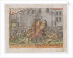 The Execution of Anne du Bourg on December 23, 1559, 1568 by Jean Jacques Perrissin