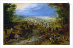 Attack On A Wagon Train, c. 1612 by Sebastiaen Vrancx