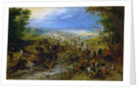 Attack On A Wagon Train, c. 1612 by Sebastiaen Vrancx