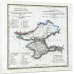 Map of Taurida Governorate, 1822 by Vasily Petrovich Pyadyshev