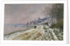 The Path Toward Epinay, Snow Effect, 1875 by Claude Monet