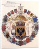 Greater coat of arms of the Russian Empire with the approval of Emperor Alexander III, July 24, 1882 by Adolf Charlemagne