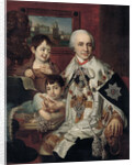 Portrait of Admiral Count Grigory Grigoryevich Kushelev with children, 1801 by Vladimir Lukich Borovikovsky