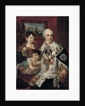 Portrait of Admiral Count Grigory Grigoryevich Kushelev with children, 1801 by Vladimir Lukich Borovikovsky