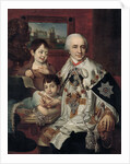Portrait of Admiral Count Grigory Grigoryevich Kushelev with children, 1801 by Vladimir Lukich Borovikovsky