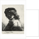 Self-Portrait in a Cap and Scarf with the Face Dark, 1633 by Rembrandt van Rhijn