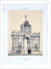 The Red Gates in Moscow, 1850 by Alexey Alexandrovich Martynov