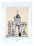 The Red Gates in Moscow, 1850 by Alexey Alexandrovich Martynov
