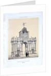 The Red Gates in Moscow, 1850 by Alexey Alexandrovich Martynov