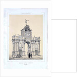 The Red Gates in Moscow, 1850 by Alexey Alexandrovich Martynov