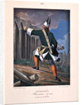 Grenadier of the Infantry Regiment in 1700-1732, 1841 by Boris Artemyevich Chorikov