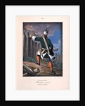 Grenadier of the Infantry Regiment in 1700-1732, 1841 by Boris Artemyevich Chorikov